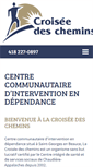 Mobile Screenshot of croiseedeschemins.ca